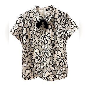 Karl Lagerfeld White Lace Blouse, sz10
